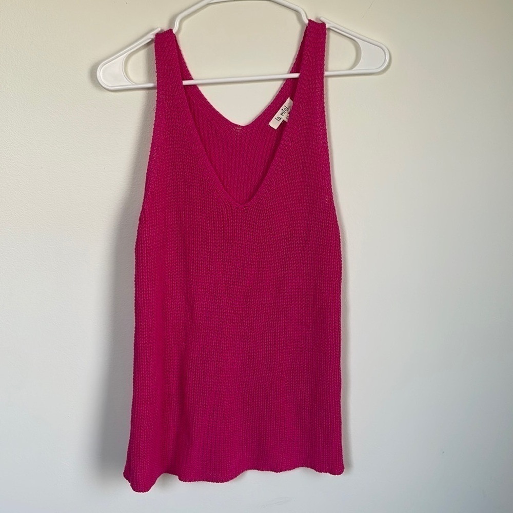 NWT la miel sweater tank top